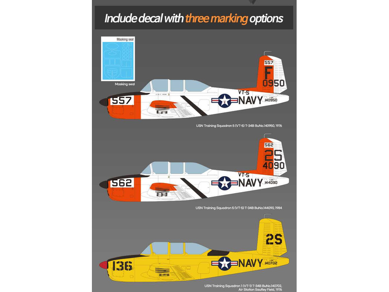Academy T-34B Mentor VT-5 USN (1:48)