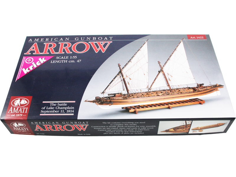AMATI Arrow bitevní loď 1814 1:55 kit