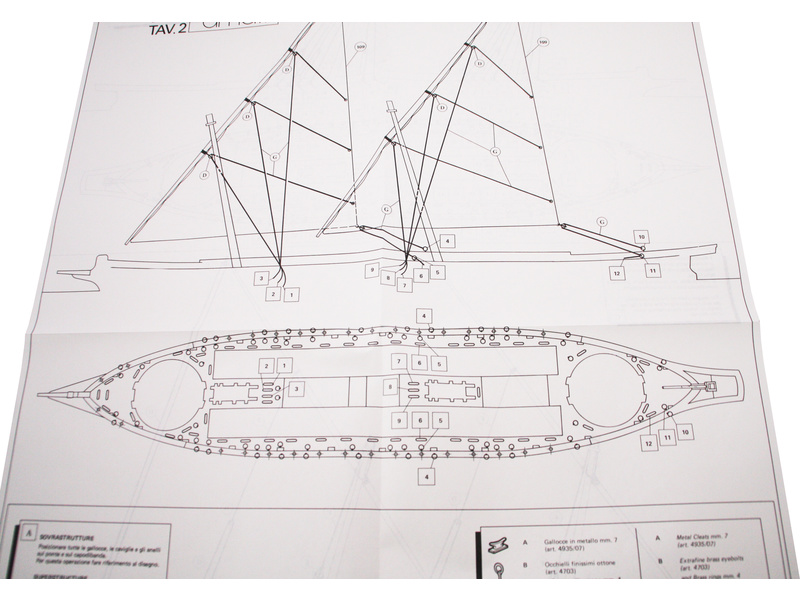 AMATI Arrow bitevní loď 1814 1:55 kit