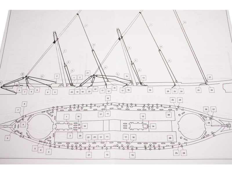 AMATI Arrow bitevní loď 1814 1:55 kit