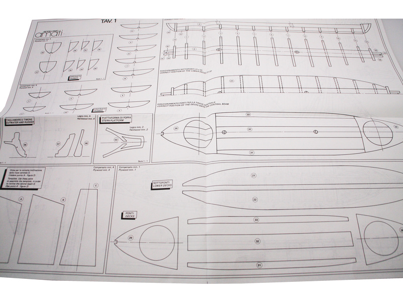 AMATI Arrow bitevní loď 1814 1:55 kit