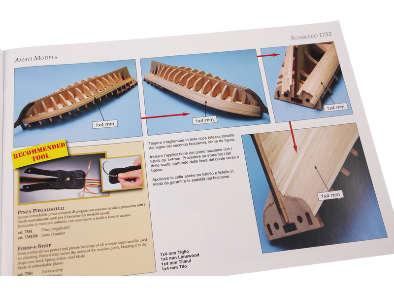 AMATI Sciabecco pirátská loď 1753 1:60 kit