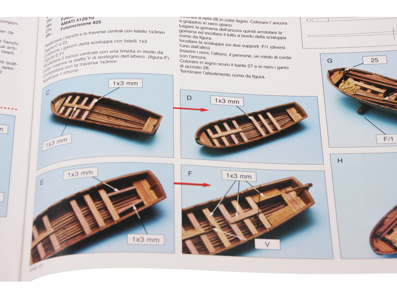 AMATI Sciabecco pirátská loď 1753 1:60 kit