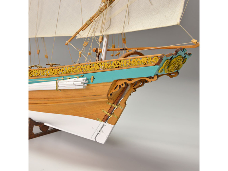 AMATI Sciabecco pirátská loď 1753 1:60 kit