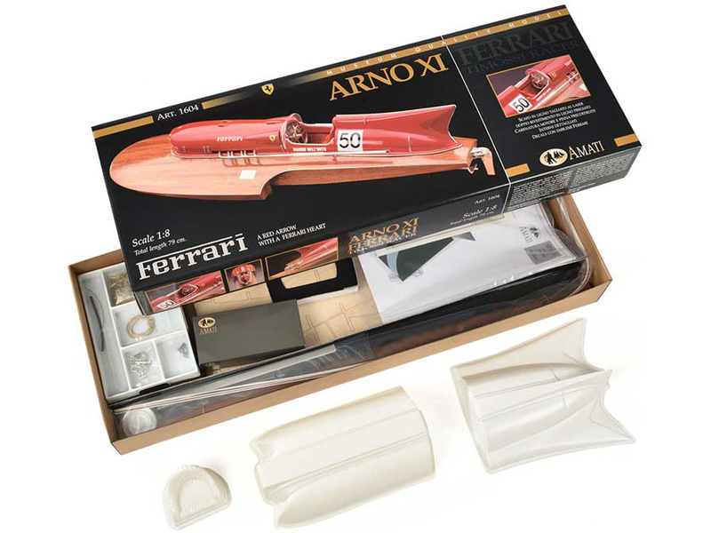 AMATI Arno XI Ferrari závodní člun 1:8 kit