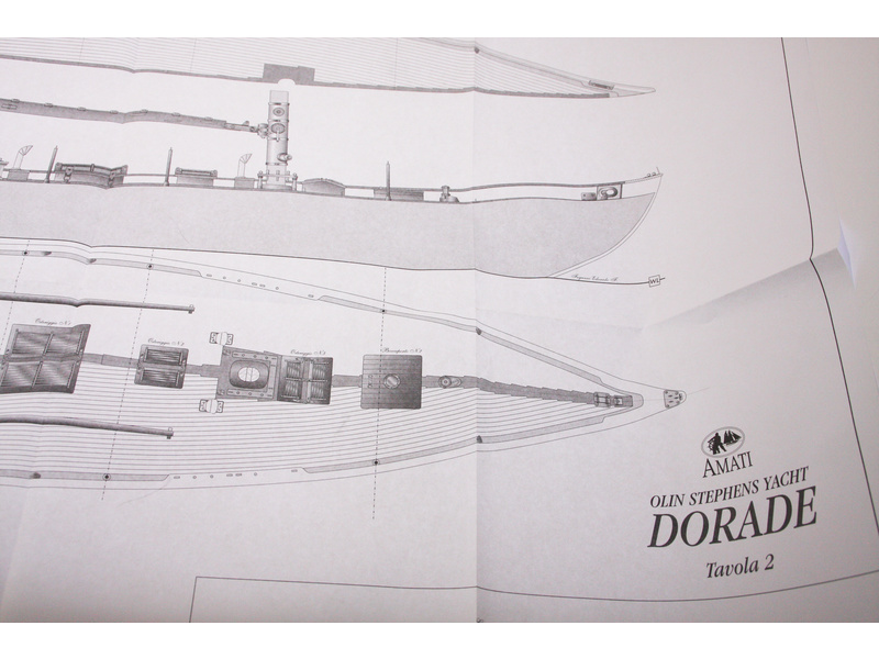 AMATI Dorade plachetnice Fastnet cup 1931 1:20 kit