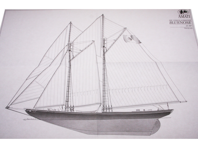 AMATI Bluenose škuner 1921 1:100 kit