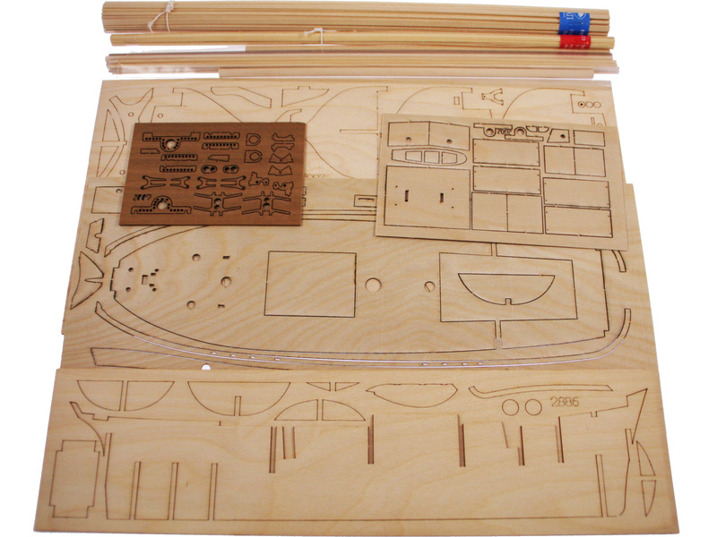 AMATI H.M.S. Hunter škuner 1:60 kit