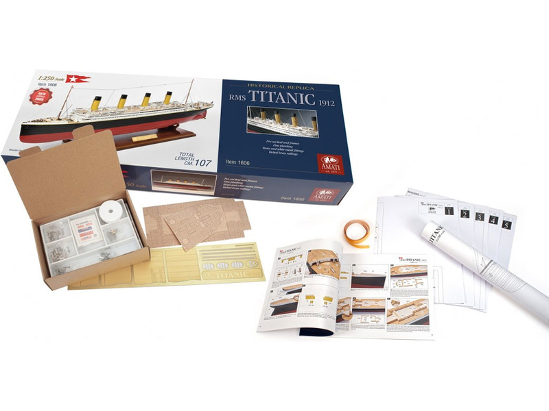 AMATI R.M.S. Titanic 1:250 kit (verze 2025)