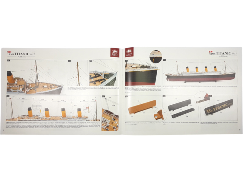 AMATI R.M.S. Titanic 1:250 kit (verze 2025)
