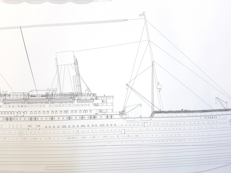 AMATI R.M.S. Titanic 1:250 kit (verze 2025)