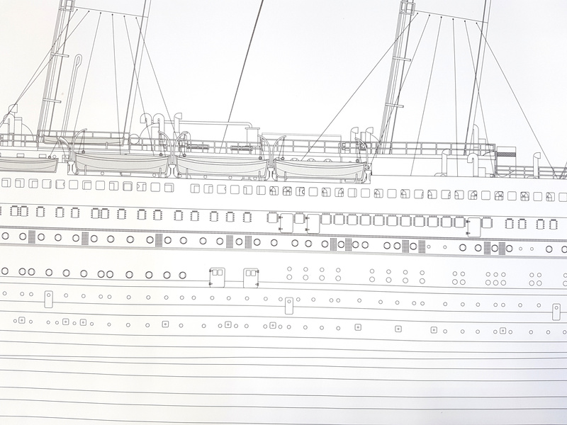 AMATI R.M.S. Titanic 1:250 kit (verze 2025)