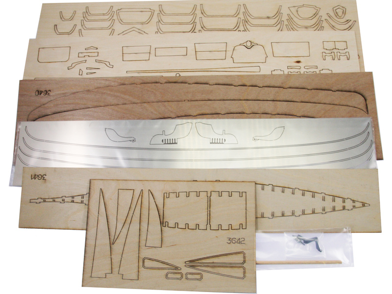 AMATI Benátská gondoliéra 1:22 kit