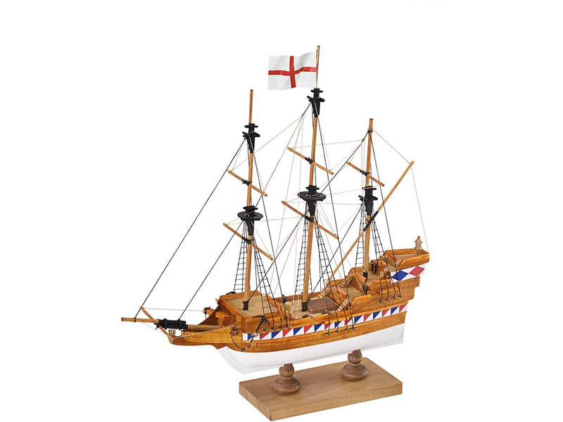 AMATI Elizabethan galeóna 1:135 First step kit