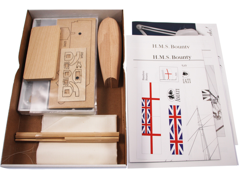 AMATI H.M.S. Bounty 1:135 First step kit