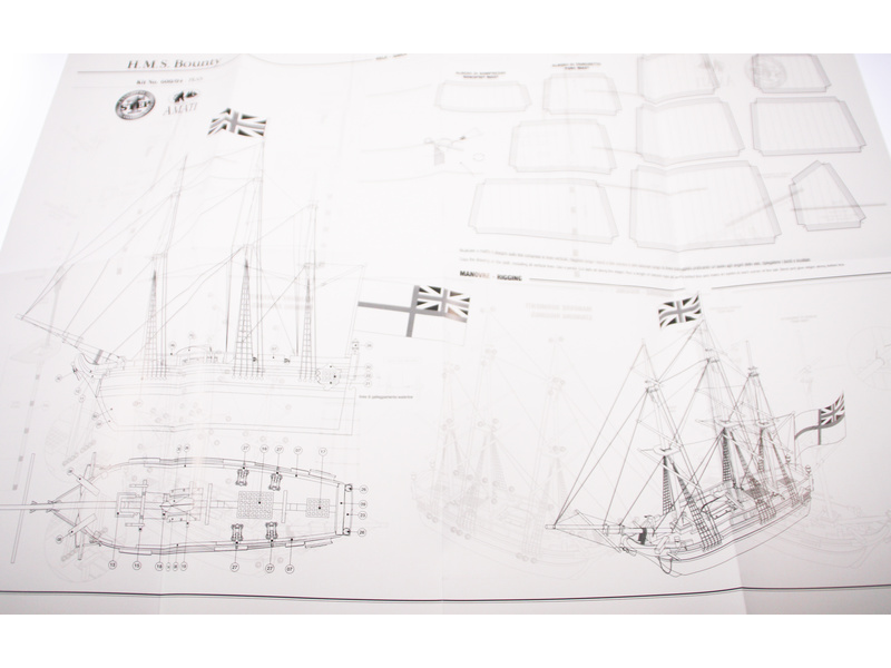 AMATI H.M.S. Bounty 1:135 First step kit