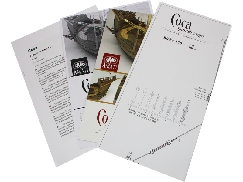 AMATI Coca - Karacke 15. století 1:60 kit
