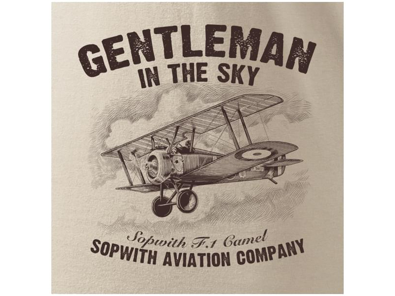 Antonio pánské tričko Sopwith F-1 Camel S