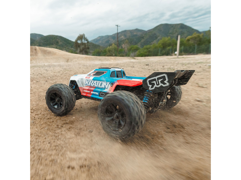 Arrma Mini Kraton 3S DSC BLX 1:16 4WD RTR tyrkysová/růžová