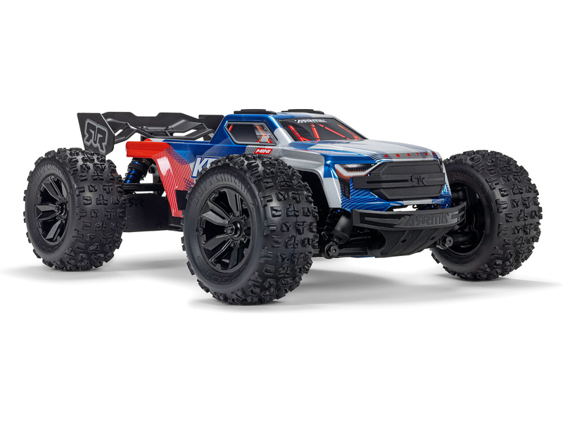 Arrma Mini Kraton 3S DSC BLX 1:16 4WD RTR červená/modrá