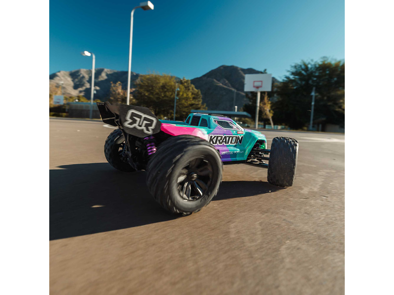 Arrma Mini Kraton 3S DSC BLX 1:16 4WD RTR červená/modrá