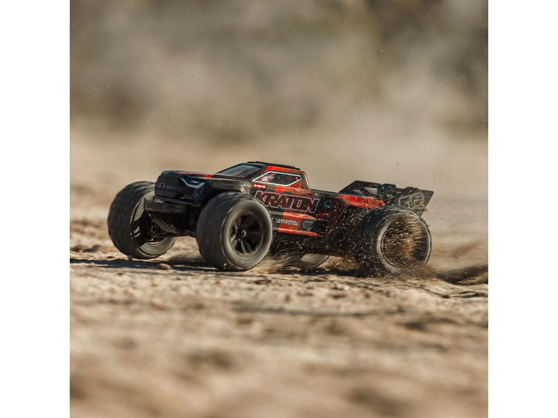 Arrma Mini Kraton 3S DSC BLX 1:16 4WD RTR Basic černá/červená