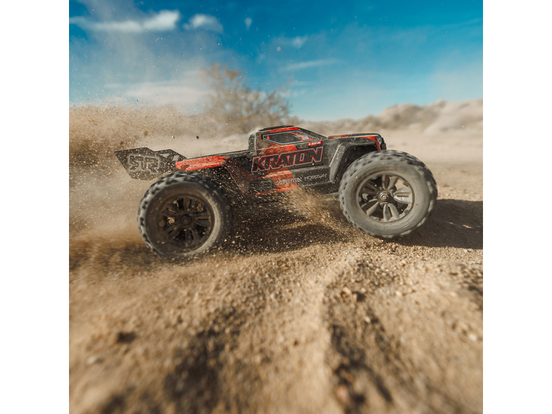 Arrma Mini Kraton 3S DSC BLX 1:16 4WD RTR Basic černá/červená