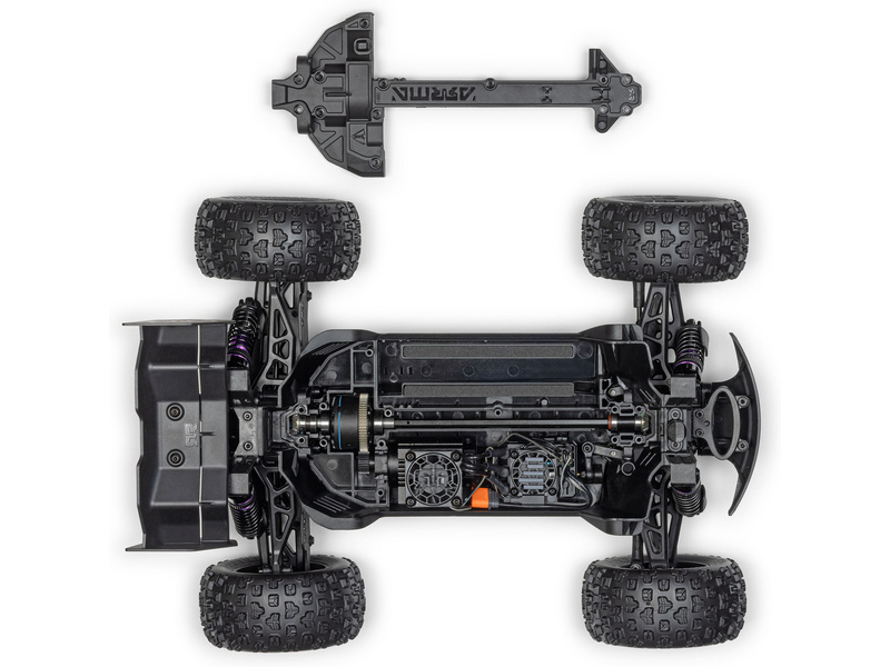 Arrma Mini Kraton 3S DSC BLX 1:16 4WD RTR Basic černá/červená
