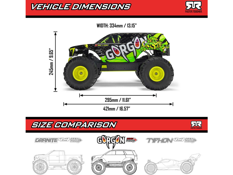 Arrma Gorgon 1:10 Smart RTR fialová