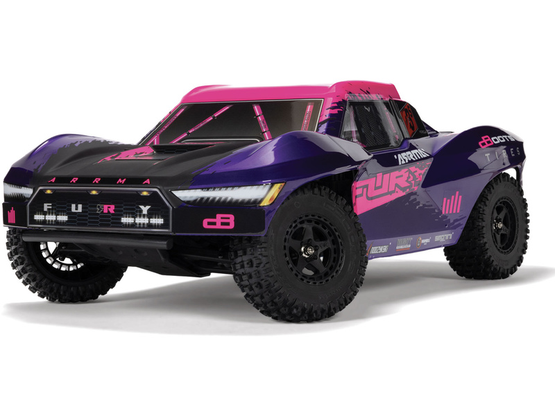 Arrma Fury 223S BLX 2WD 1:10 RTR DSC zelená