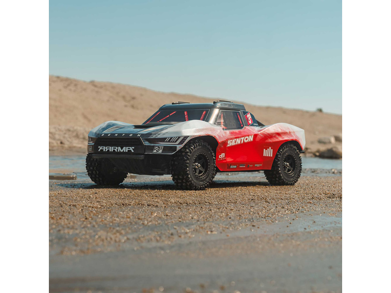 Arrma Senton 223S BLX 4WD 1:10 RTR DSC červená