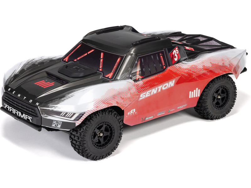 Arrma Senton 223S BLX 4WD 1:10 RTR DSC červená
