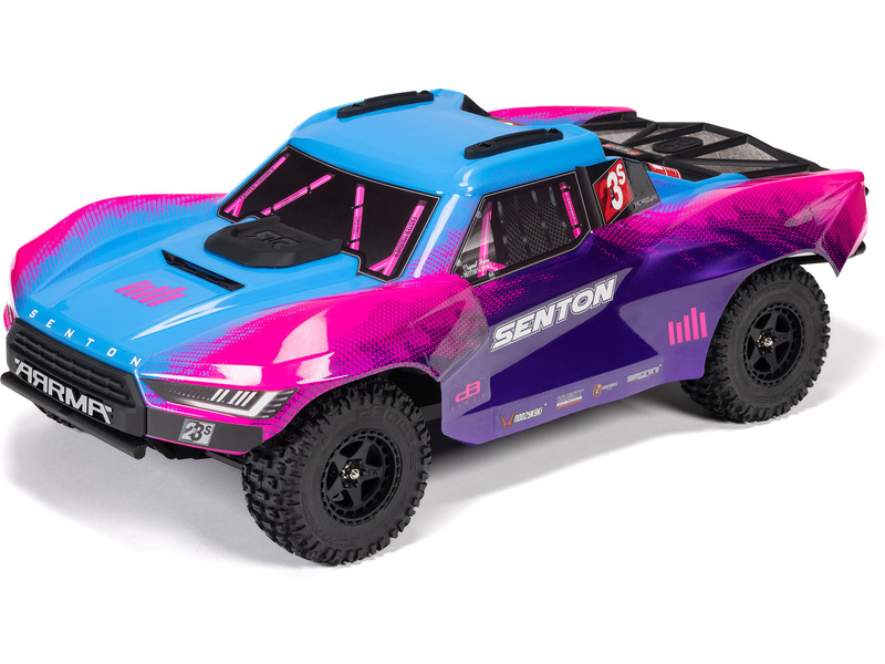 Arrma Senton 223S BLX 4WD 1:10 RTR DSC červená