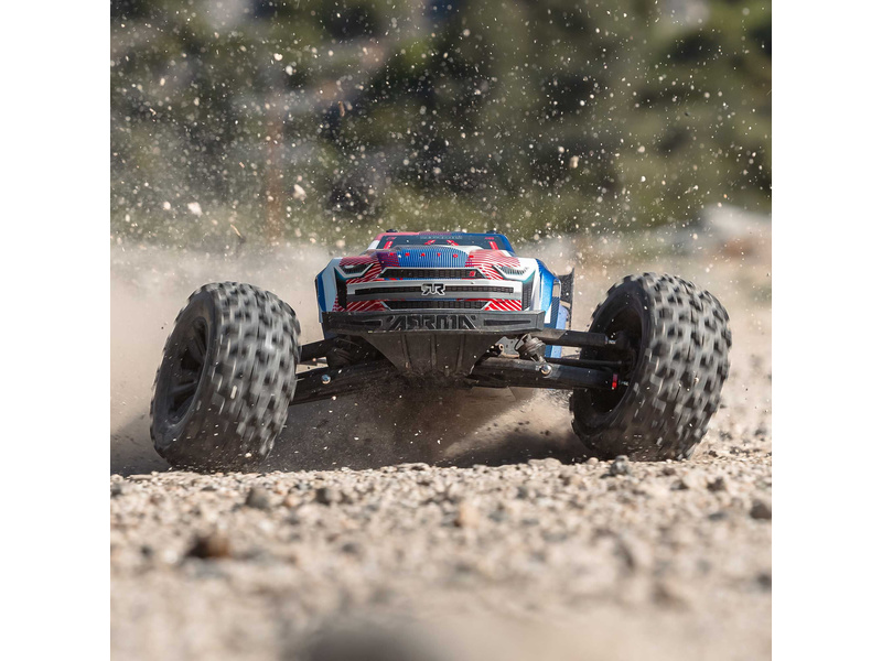 Arrma Kraton 6S V6 BLX 1:8 4WD RTR modrá/oranžová