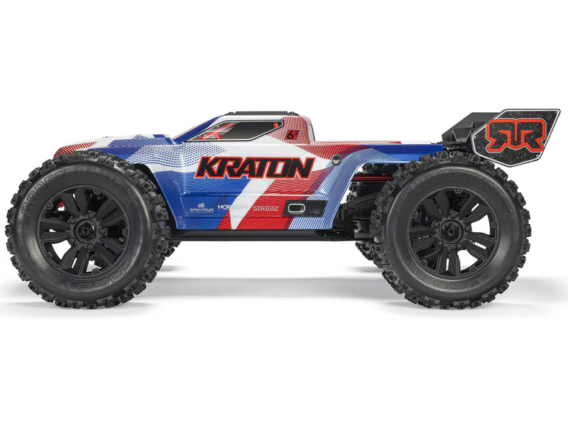Arrma Kraton 6S V6 BLX 1:8 4WD RTR modrá/oranžová
