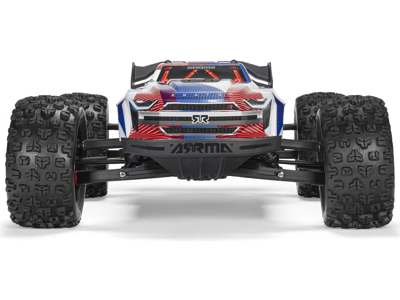 Arrma Kraton 6S V6 BLX 1:8 4WD RTR modrá/oranžová