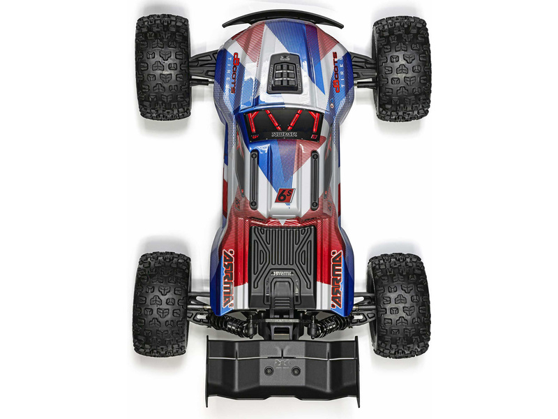 Arrma Kraton 6S V6 BLX 1:8 4WD RTR modrá/oranžová