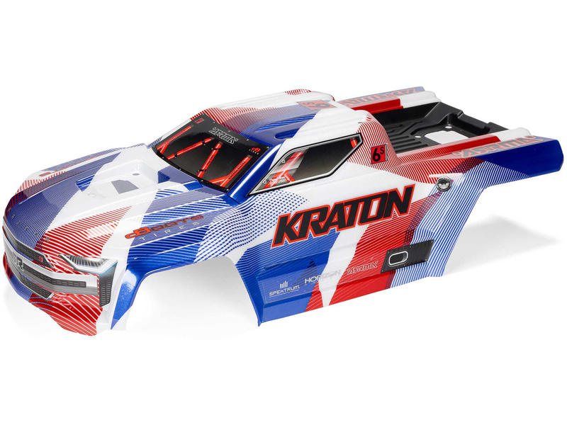 Arrma Kraton 6S V6 BLX 1:8 4WD RTR modrá/oranžová