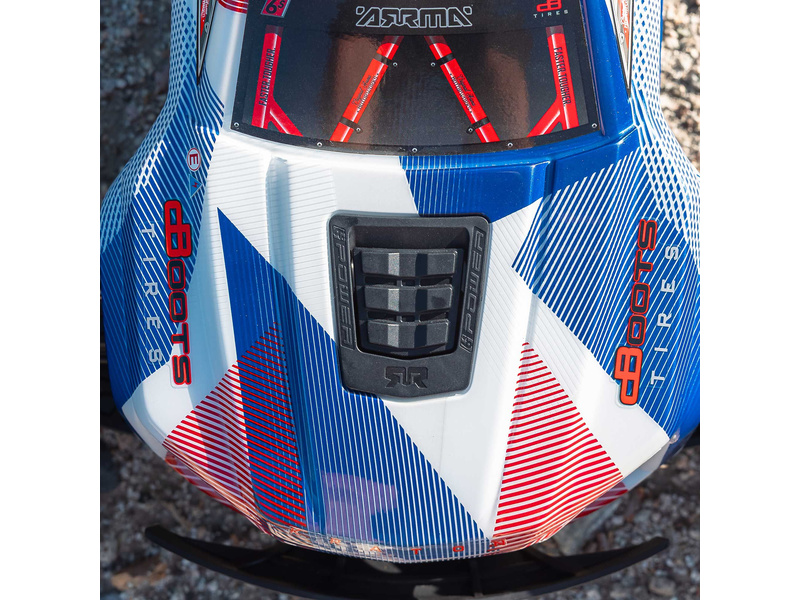 Arrma Kraton 6S V6 BLX 1:8 4WD RTR modrá/oranžová
