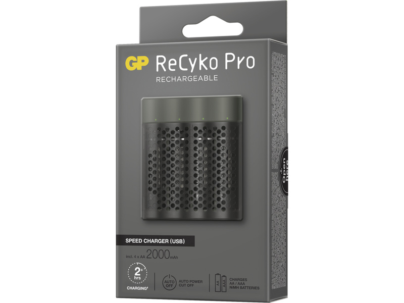 GP USB nabíječ Speed M451 + 4AA GP ReCyko Pro 2000