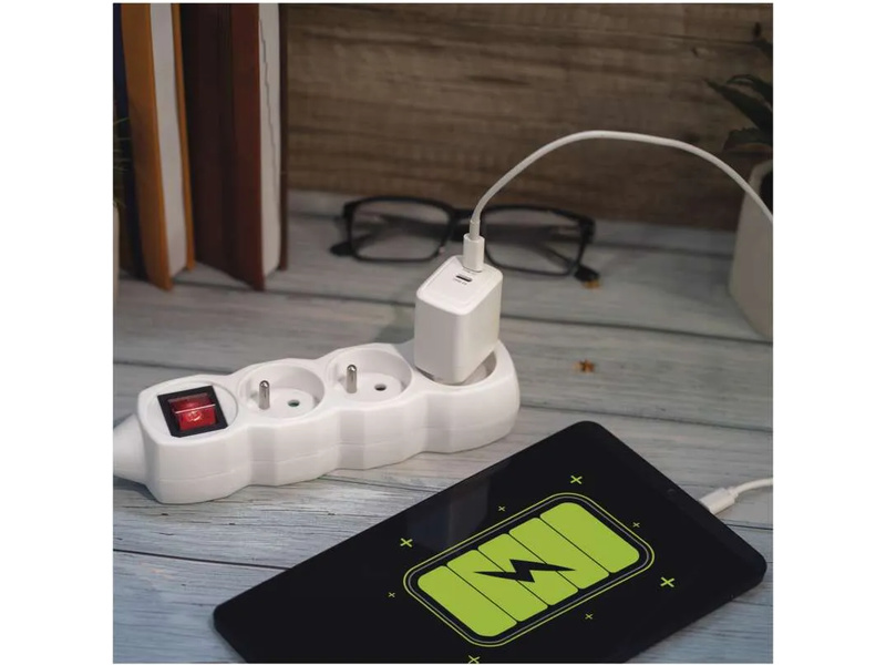 Síťový USB adaptér (zdroj) GaN PD 35W