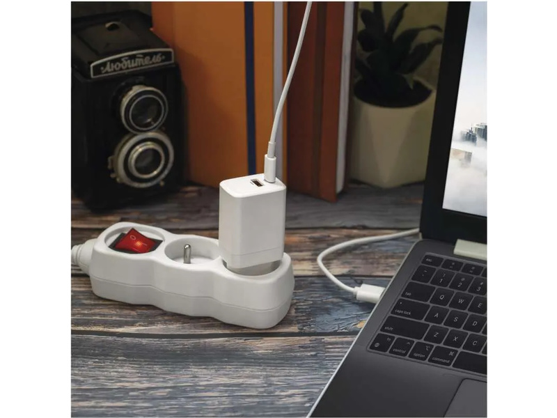 Síťový USB adaptér (zdroj) GaN PD 45W