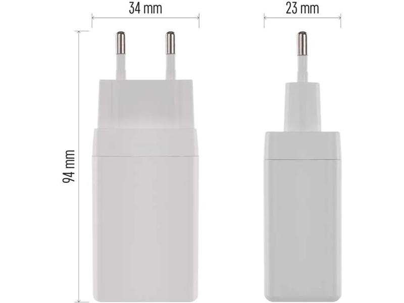 Síťový USB adaptér (zdroj) GaN PD 65W