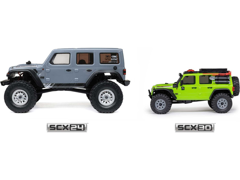 Axial SCX30 Jeep Wrangler JLU 4WD 1:30 RTR bílý