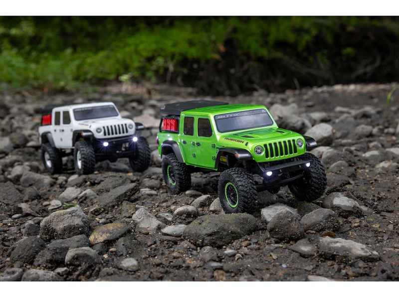 Axial SCX24 Jeep JT Gladiator V2 1:24 4WD RTR bílý
