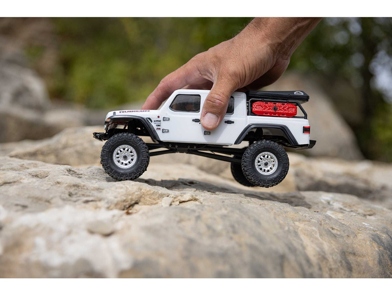 Axial SCX24 Jeep JT Gladiator V2 1:24 4WD RTR bílý