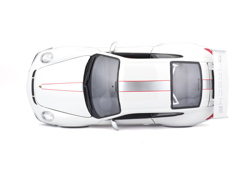 Bburago Plus Porsche 911 GT3 RS 4.0 1:18 bílá