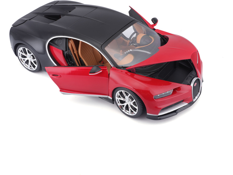 Bburago Plus Bugatti Chiron 1:18 modrá