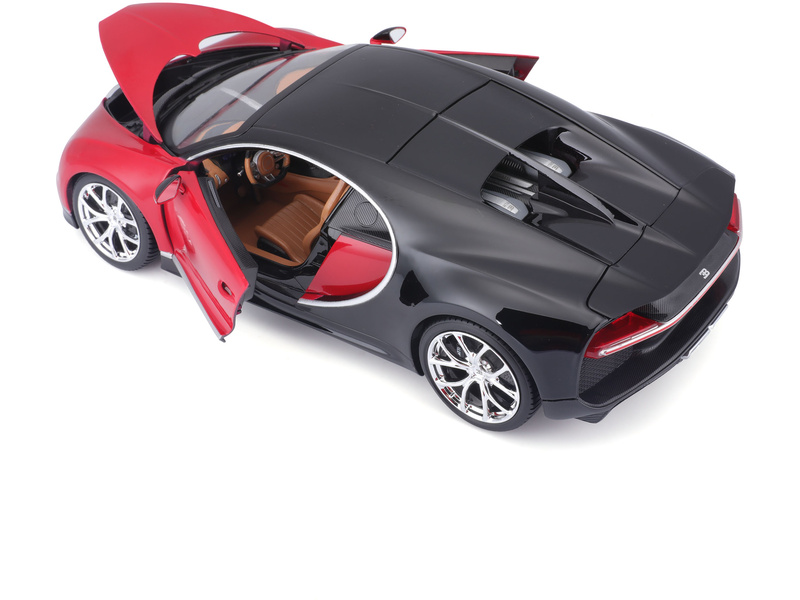 Bburago Plus Bugatti Chiron 1:18 modrá