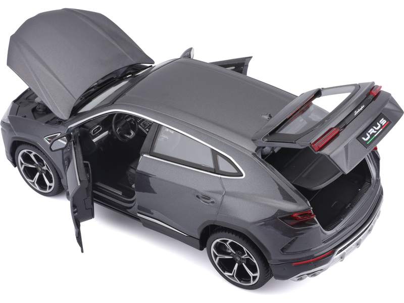 Bburago Plus Lamborghini Urus 1:18 šedá metalíza
